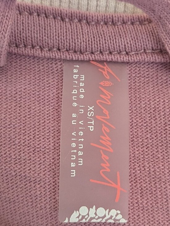 Free People Movement Baseline Tee Womens XS Oversized Relaxed Fit Athletic Pink - Picture 7 of 12